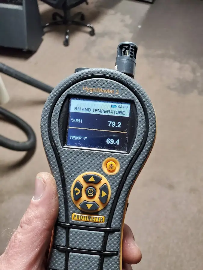 Moisture meter humidity assessment for Mold Remediation & Removal in North Salem